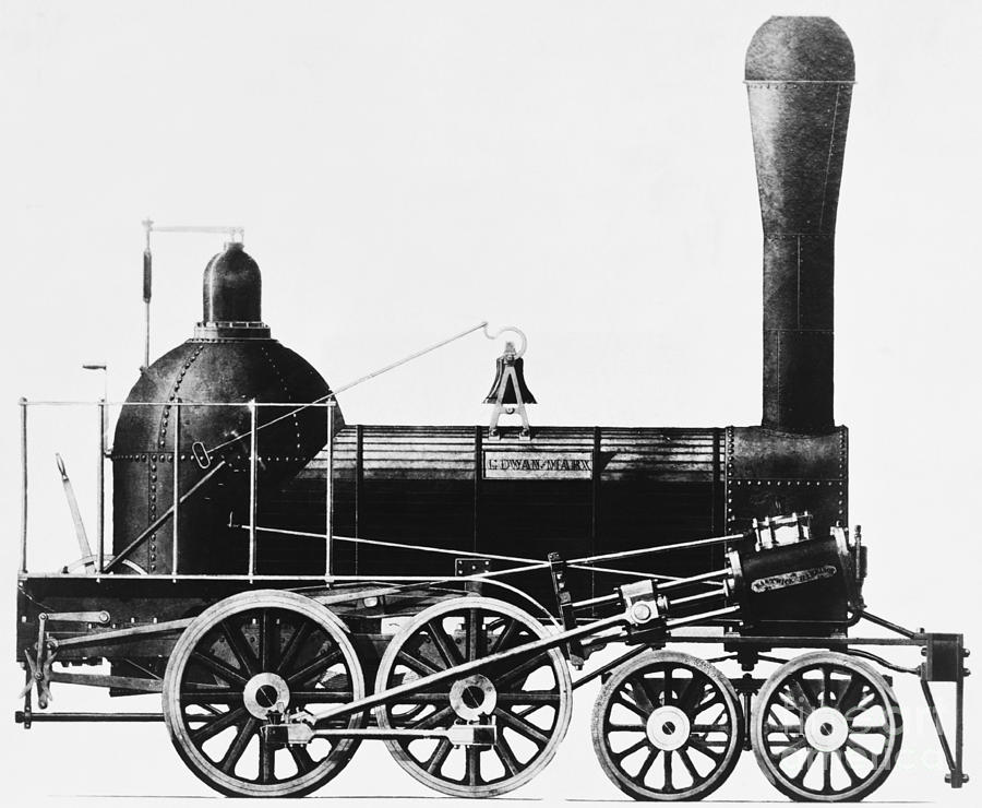 19th Century Locomotive #15 Photograph by Omikron