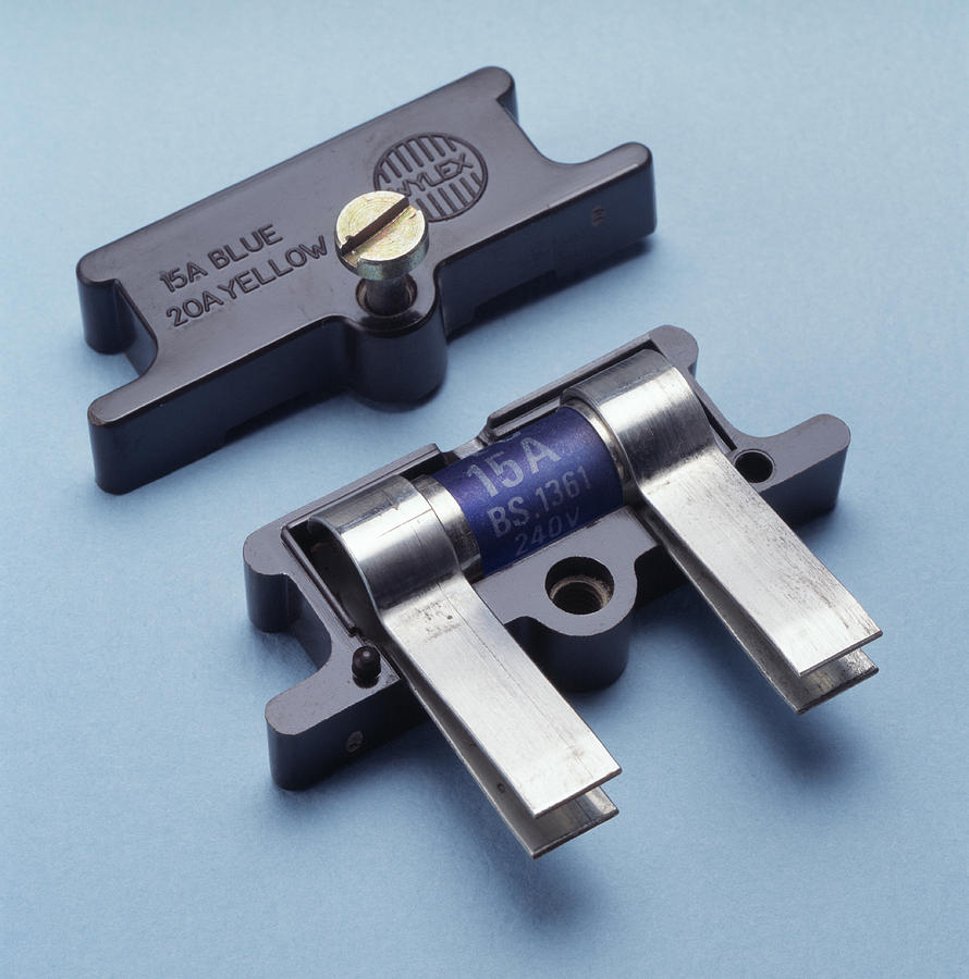 15amp Electrical Fuse Carrier Photograph by Sheila Terry Fine Art