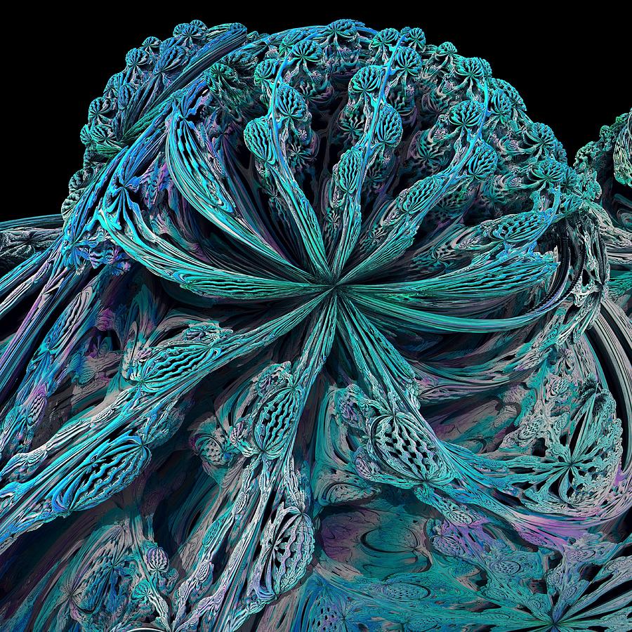 Mandelbulb Fractal #15 Digital Art by Laguna Design
