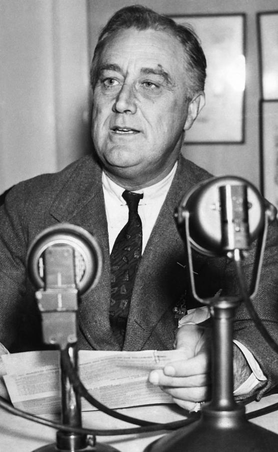 President Franklin D. Roosevelt Photograph by Everett