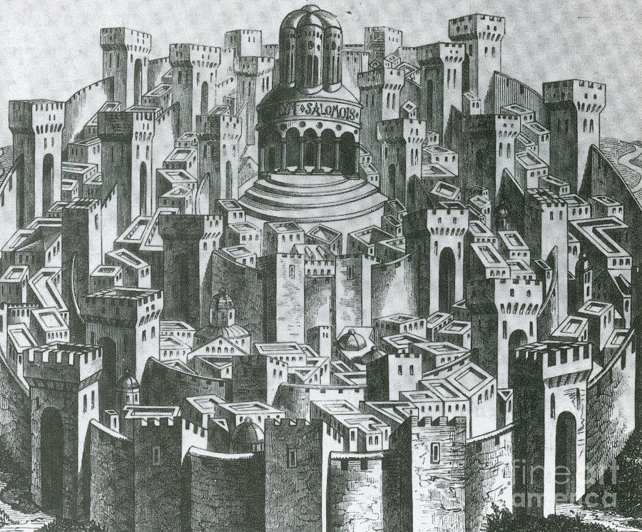 15th Century Woodcut Of Jerusalem Photograph by Science Source