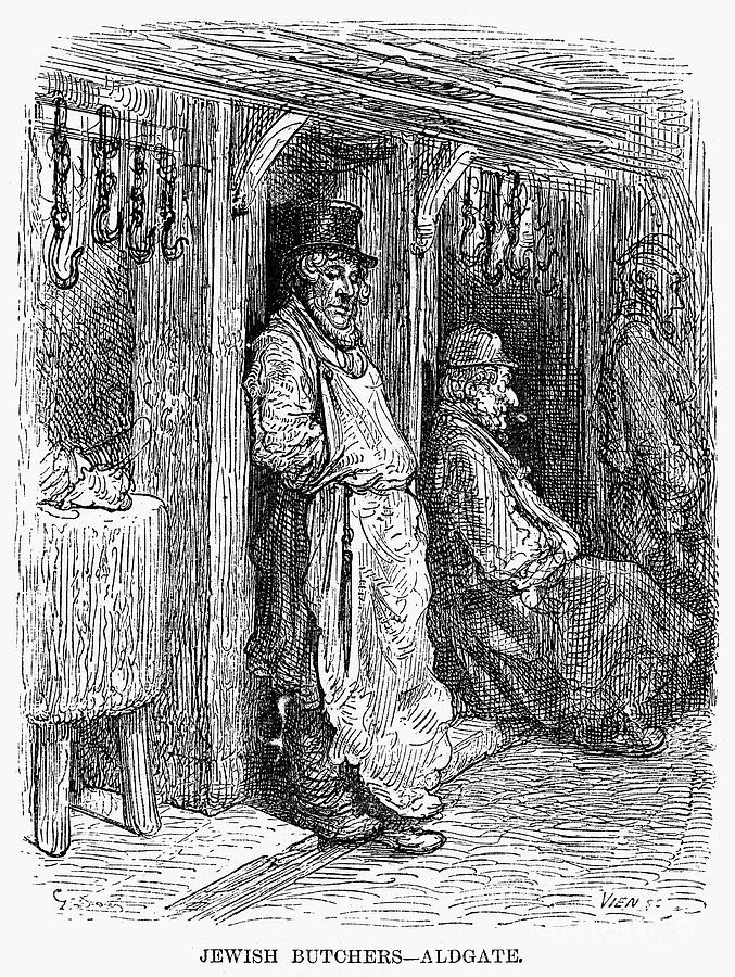 London Butcher Drawing by Gustave Dore - Fine Art America