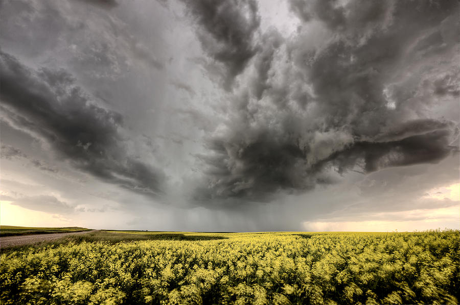 Nature Photograph - Storm Clouds Saskatchewan #17 by Mark Duffy