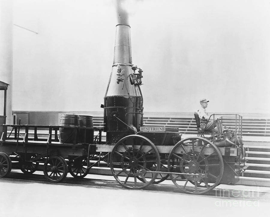 19th Century Locomotive #18 Photograph by Omikron