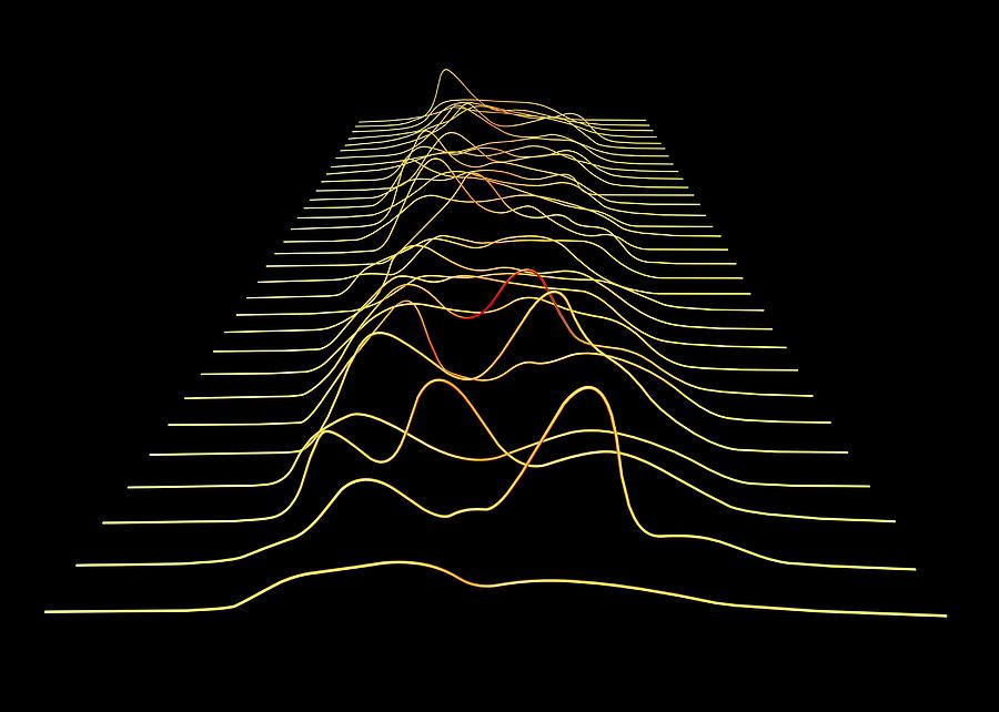Subtle Abstract Line System Abstract Line Pattern #18 by Science Photo Library