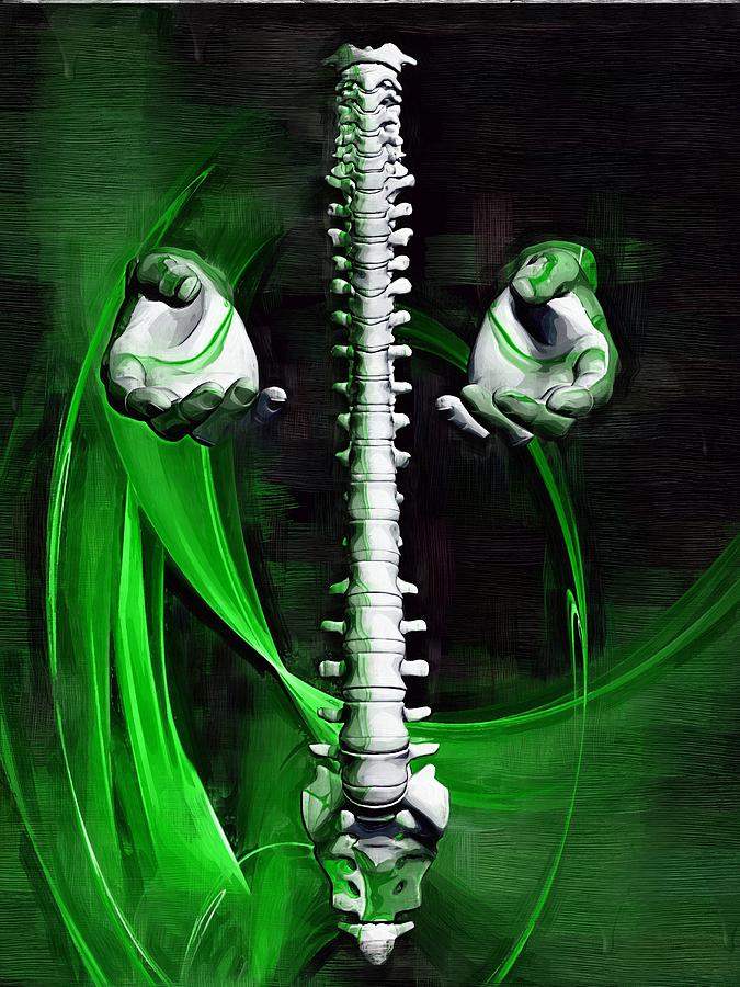 Skeleton Digital Art - Healing Hands #18 by Joseph Ventura