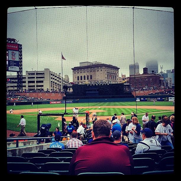 Tiger Photograph - 18 Rows Behind Home Plate #tigers by Christian Thayer