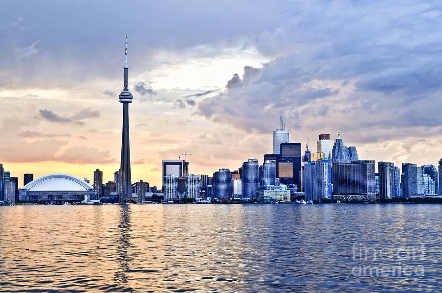 Toronto skyline 8 Photograph by Elena Elisseeva