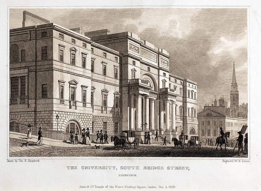 1829 Edinburgh University Time Of Darwin Photograph by Paul D Stewart