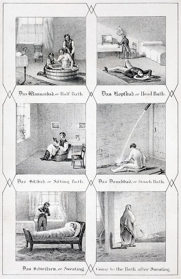 1843 Darwin Water Cure, Hydropathy Photograph by Paul D Stewart