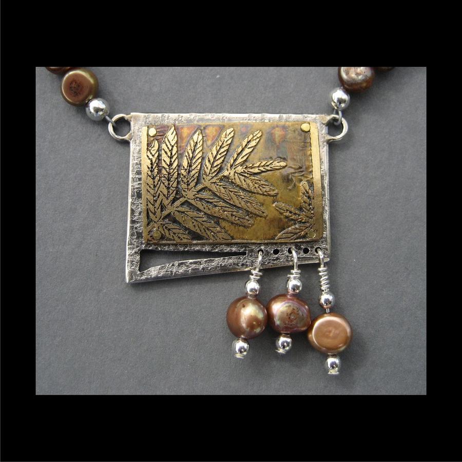 185 Fren with Freshwater Pearls Jewelry by Brenda Berdnik