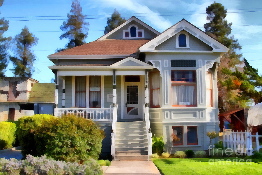 1890s Queen Anne Style House . 7D12965 Photograph by Wingsdomain Art and Photography