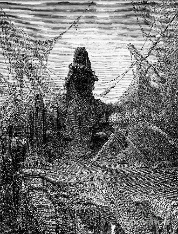 Ancient Mariner #13 Drawing by Gustave Dore