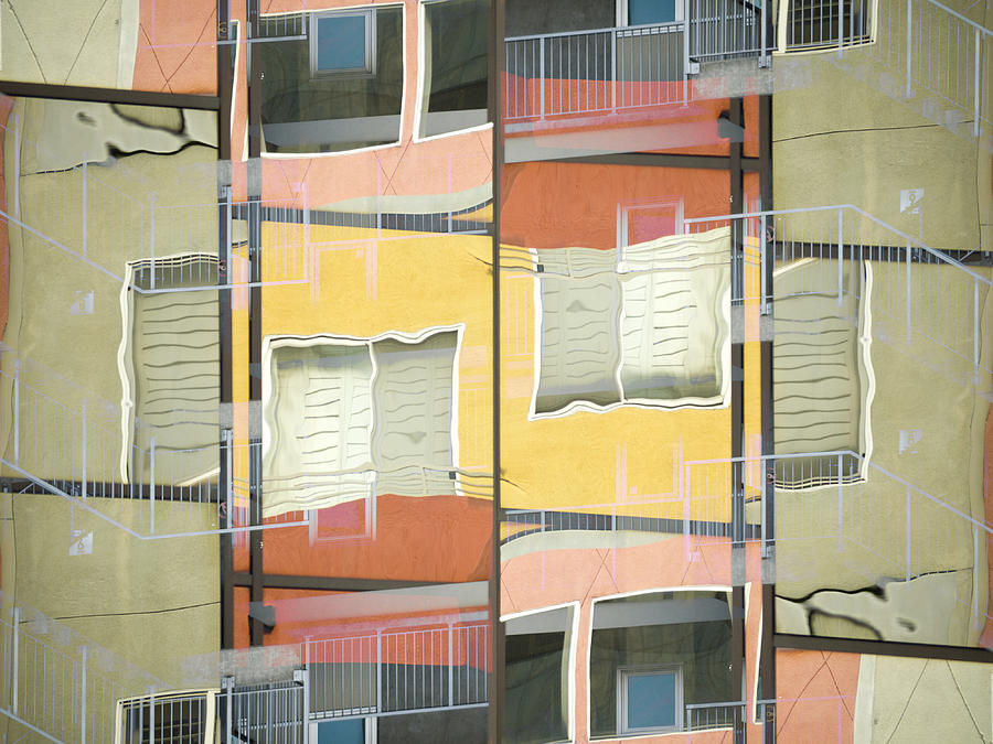 Abstract Photograph - Urban Abstract San Diego #19 by Carol Leigh