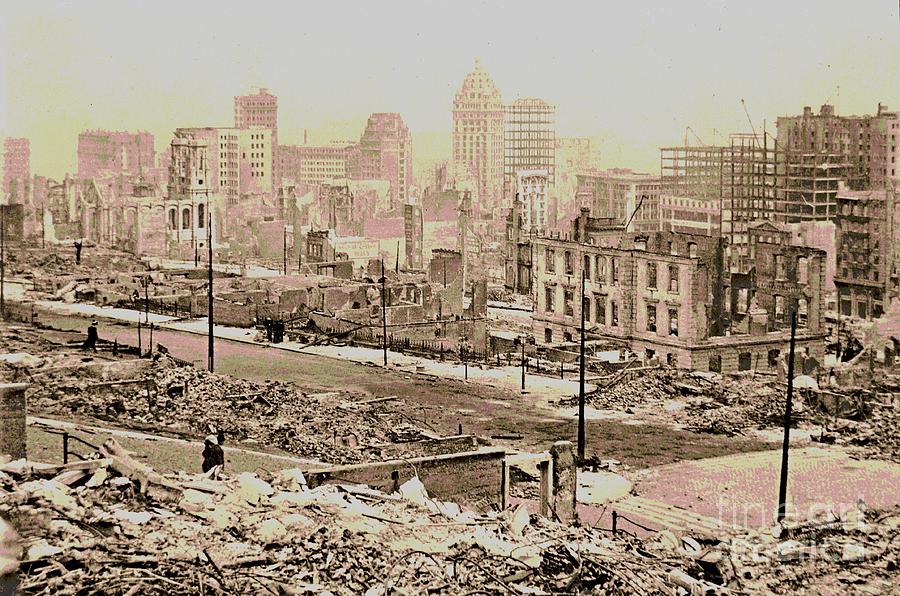 1906 San Francisco Earthquake Damage Photograph by Padre Art