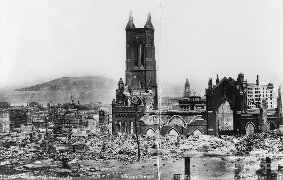 1906 San Francisco Earthquake Photograph by Library of Congress