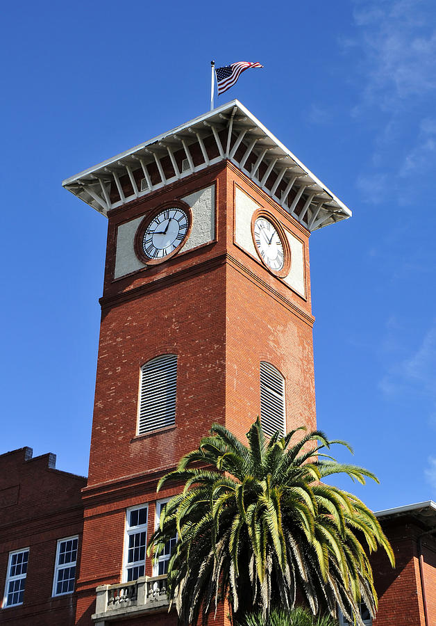 1910 Clock Tower Photograph by David Lee Thompson