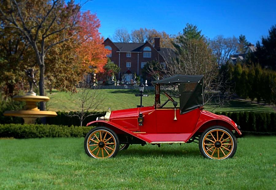 1913 Metz Roadster Photograph by Tim McCullough