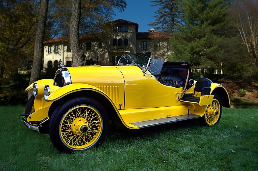 1920 Kissell Silver Special Speedster Gold Bug Photograph by Tim McCullough