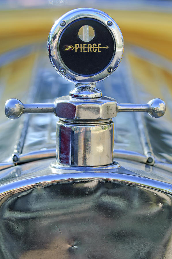 1920 Pierce-Arrow Model 48 Coupe Hood Ornament Photograph by Jill Reger