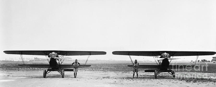 1920s Fighter Pilots Photograph by Omikron