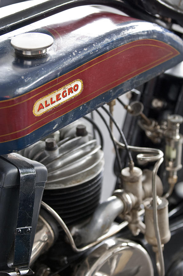1926 Allegro Motorcycle Photograph by Jill Reger