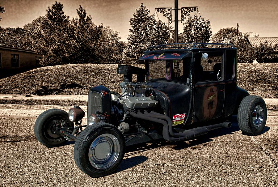 1927 Ford High Top T Rat Rod Photograph by Tim McCullough