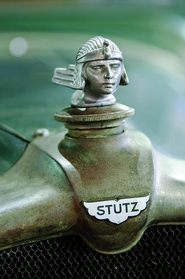 1928 Stutz BB Coupe Hood Ornament Photograph by Jill Reger