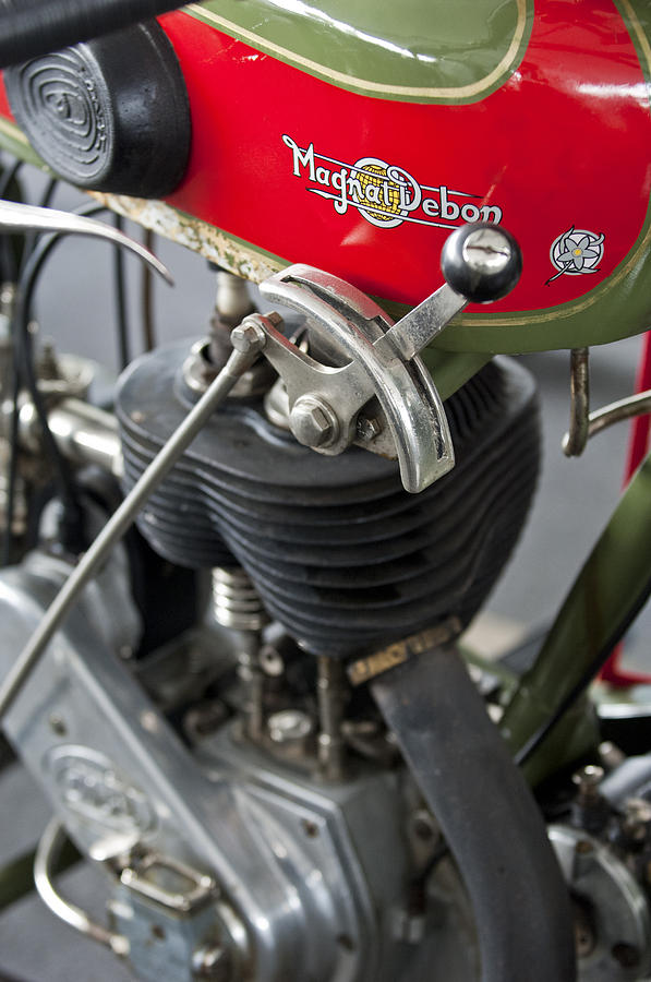 1929 Magnat-Debon BST Motorcycle Photograph by Jill Reger