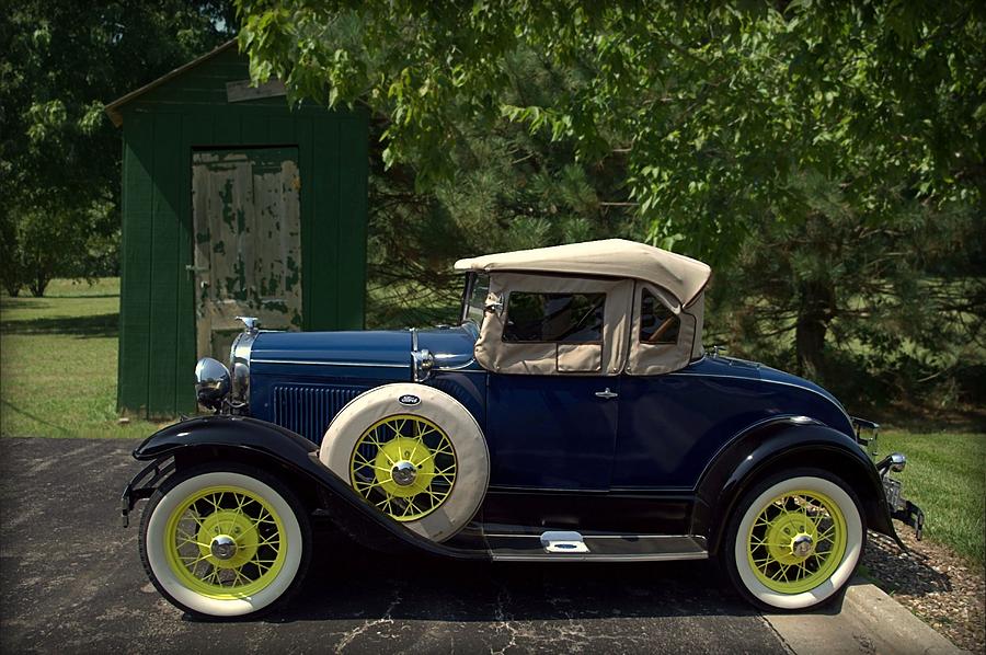 1930 Ford Model A Deluxe Roadster Photograph by Tim McCullough