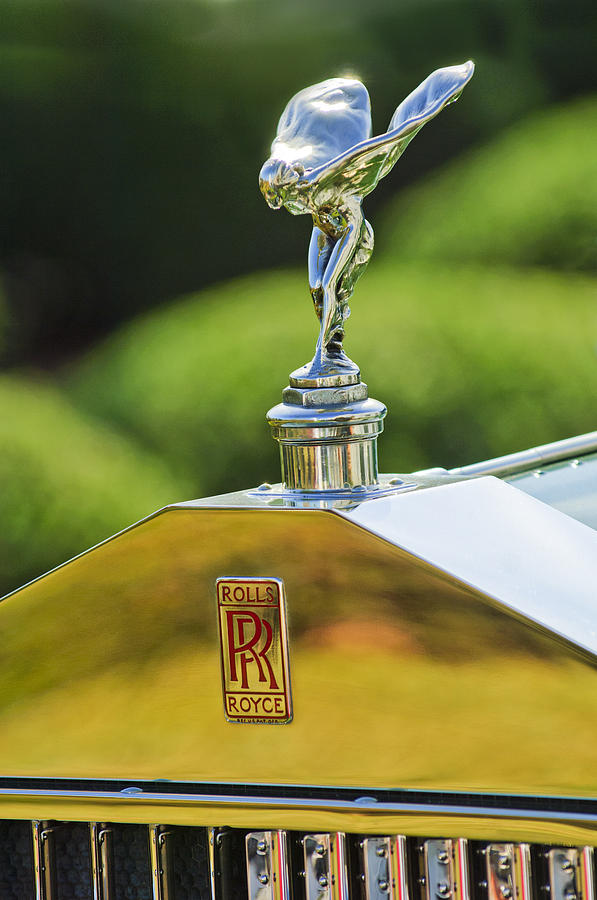 1930 Rolls-Royce Phantom I Transformal Phaeton Hood Ornament Photograph by Jill Reger