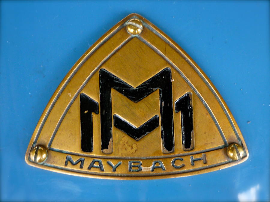 1930s Maybach Hood Badge Photograph by John Colley