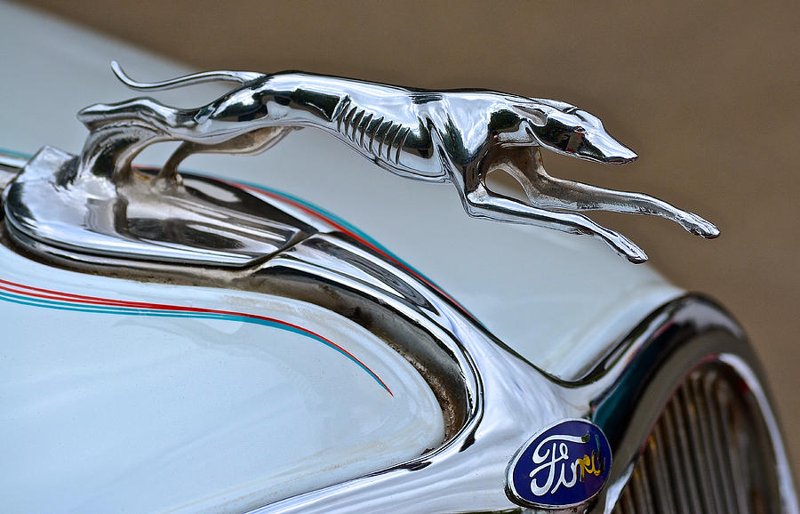 1932 Ford Greyhound Hood Ornament IIi Photograph by Bill Owen