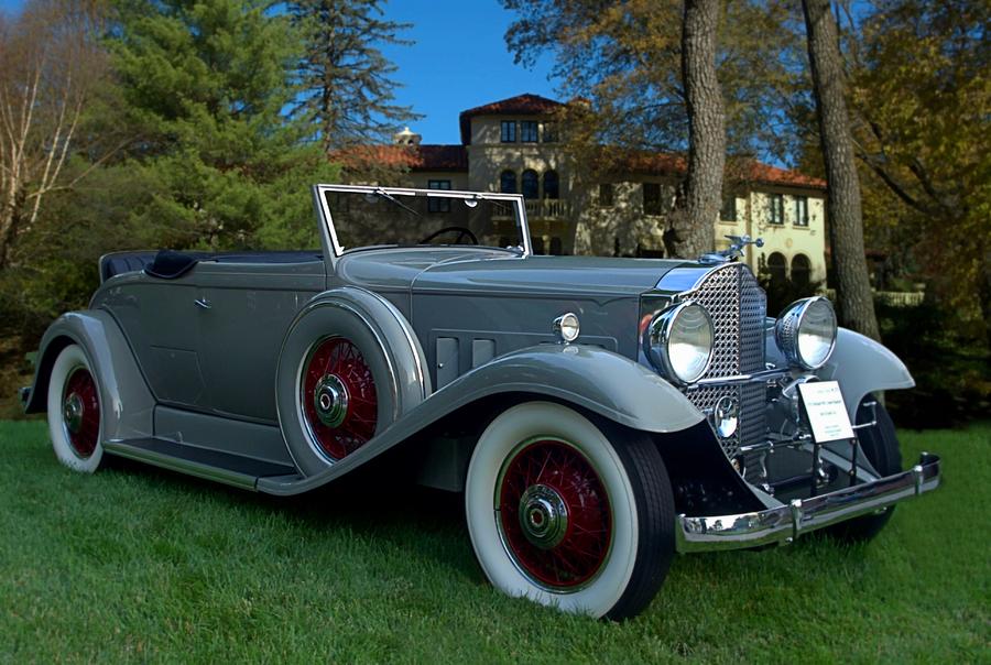 1932 Packard 902 Convertible Photograph by Tim McCullough