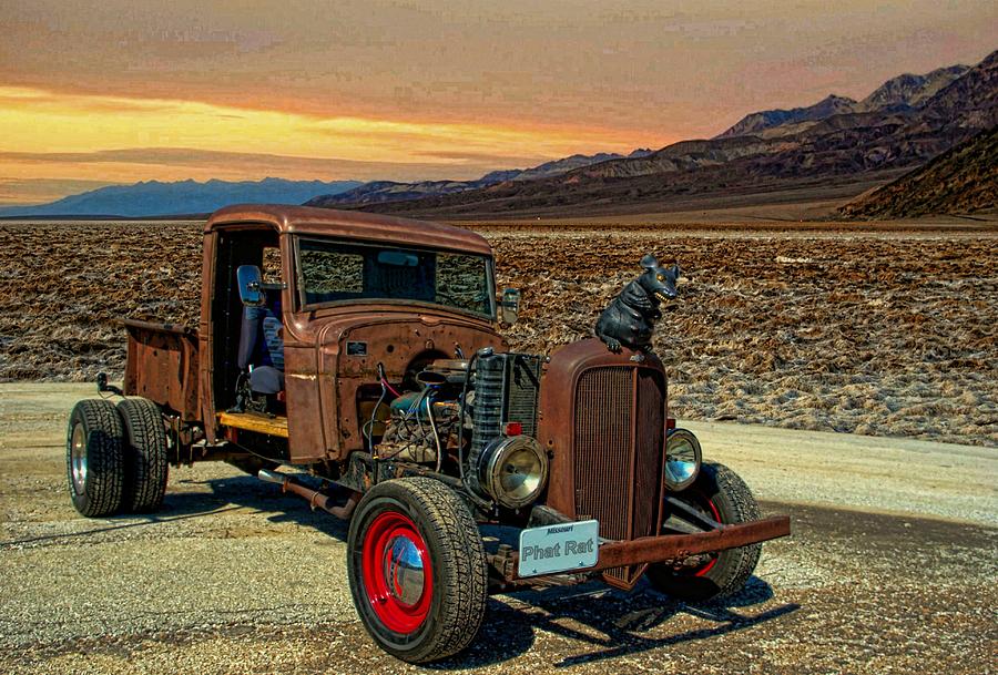 1934 Chevrolet Rat Rod Pickup Photograph by Tim McCullough
