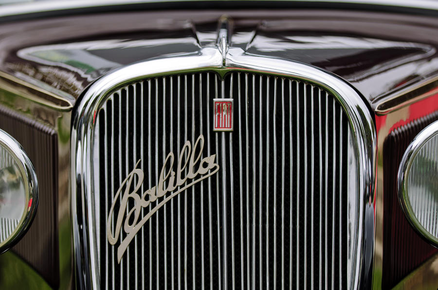 1934 Fiat Balilla Cammioncino Grille Photograph by Jill Reger