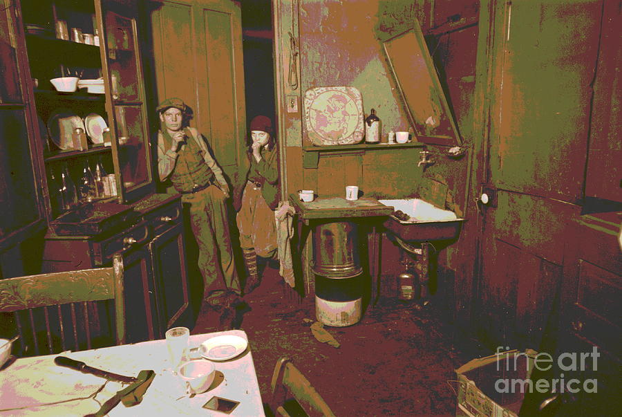 1935 Tenement Kitchen Photograph by Padre Art