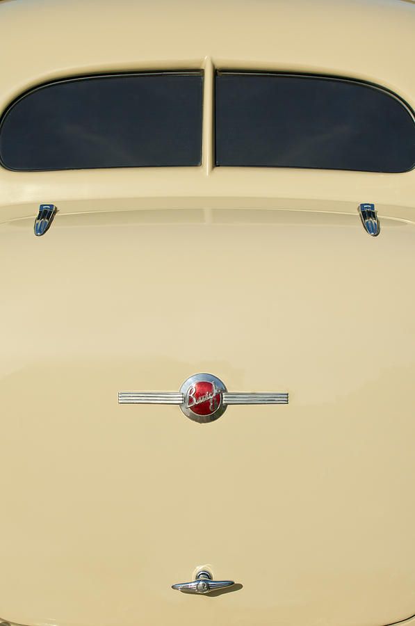 1936 Buick 40 Series Rear Emblem Photograph by Jill Reger