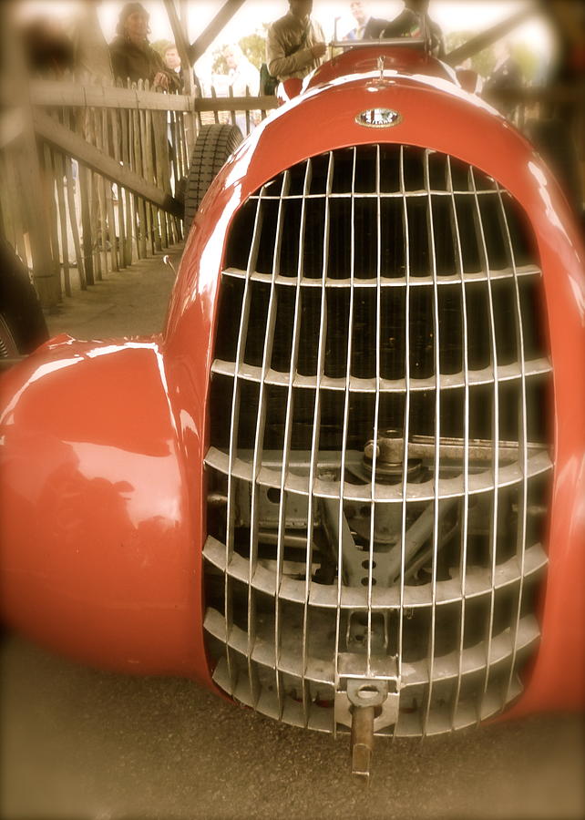 1938 Alfa Romeo 308c Front Grill Photograph by John Colley