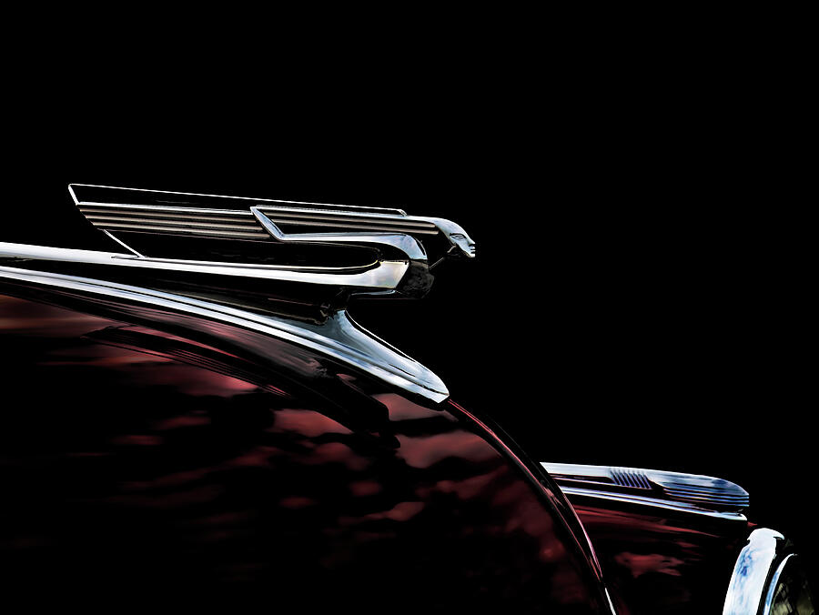 1940 Chevy Hood Ornament Digital Art by Douglas Pittman