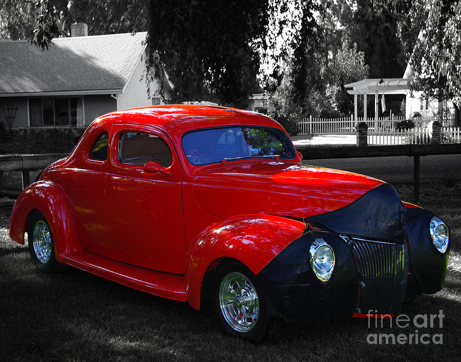 Transportation Photograph - 1940 Ford Coupe  by Peter Piatt
