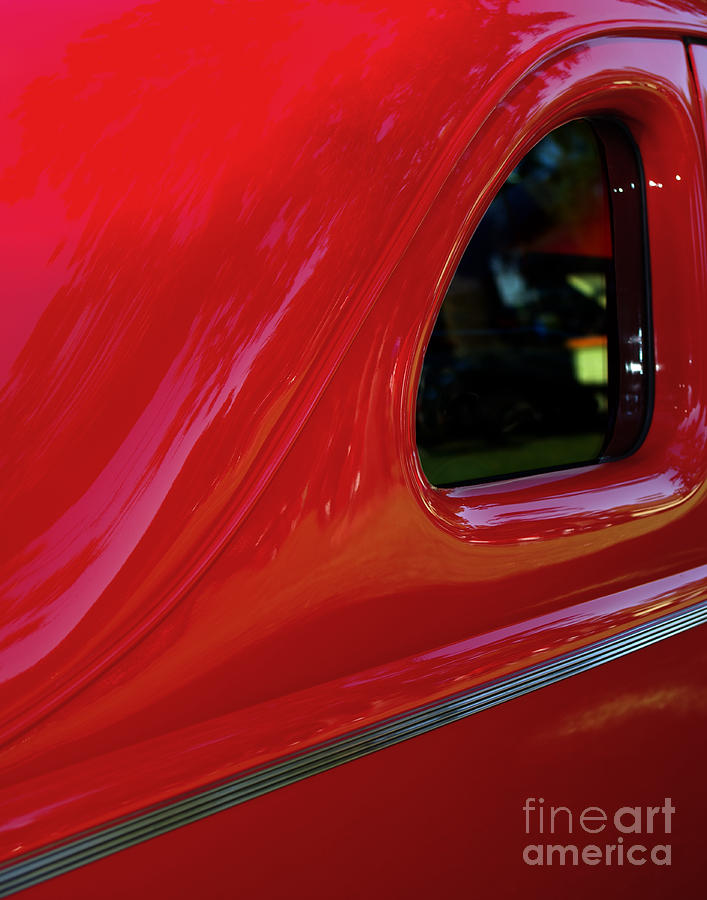 Transportation Photograph - 1940 Ford Coupe Side Window by Peter Piatt