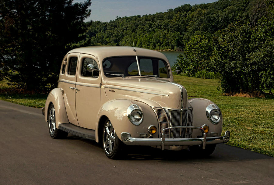 1940 Ford Deluxe Sedan Hot Rod Photograph by Tim McCullough