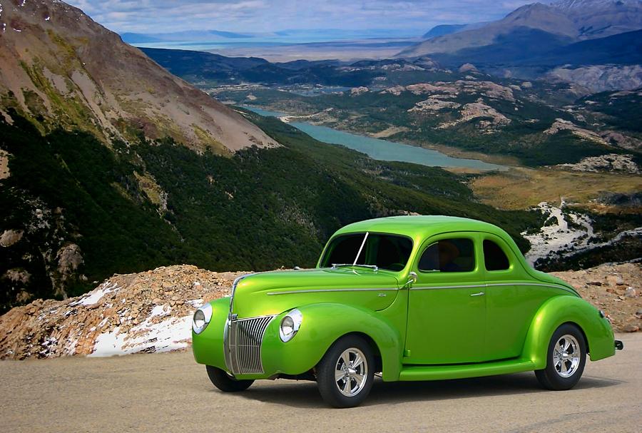 1939 Ford Lime Green Coupe Photograph by Tim McCullough