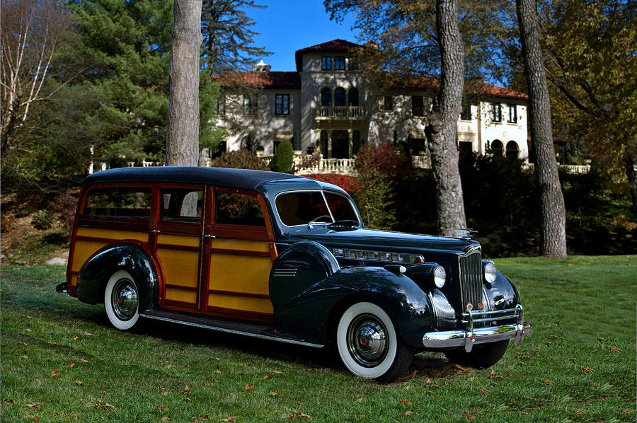 1940 Packard Cantrell Woody Station Wagon Photograph by Tim McCullough