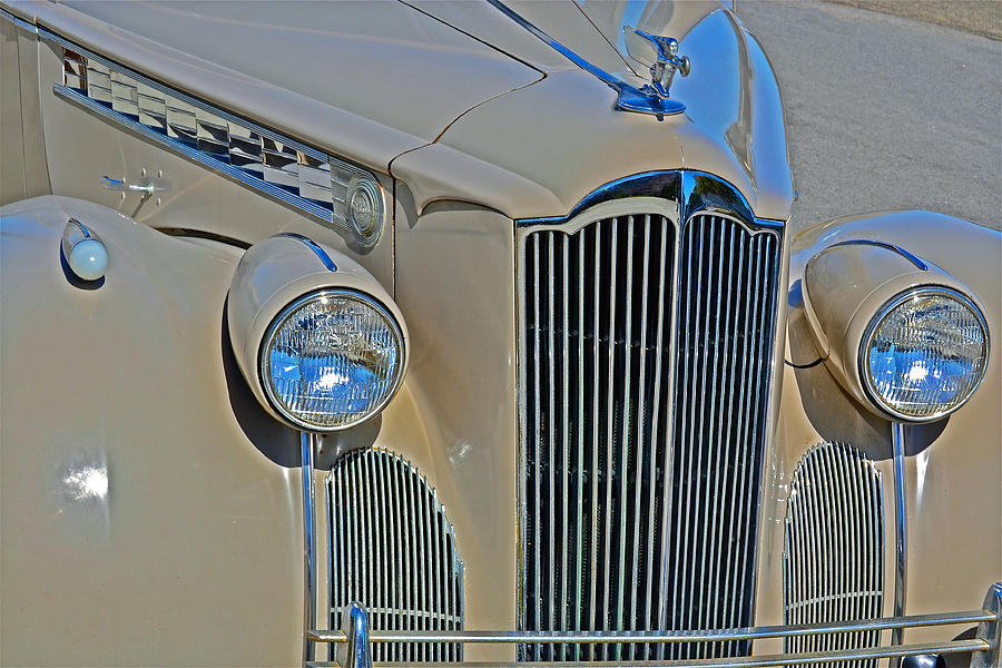 1940 Packard Front Photograph by Bill Owen