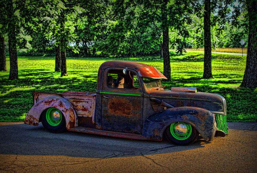 1941 Ford Pickup Truck Rat Rod Photograph by Tim McCullough