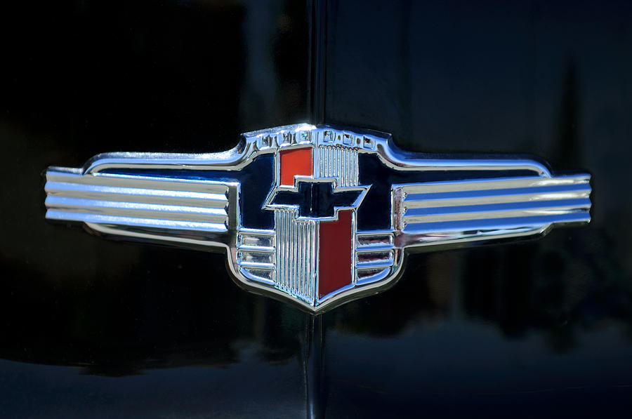 1942 Chevrolet Emblem Photograph by Jill Reger