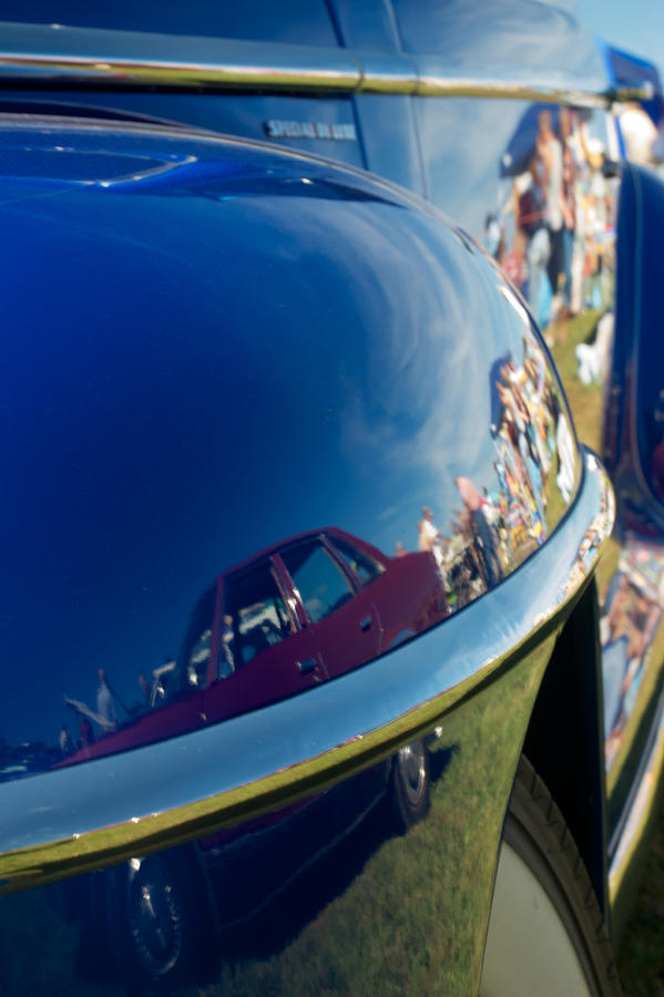 1947 Plymouth Coupe Reflection Photograph by Mark Dodd