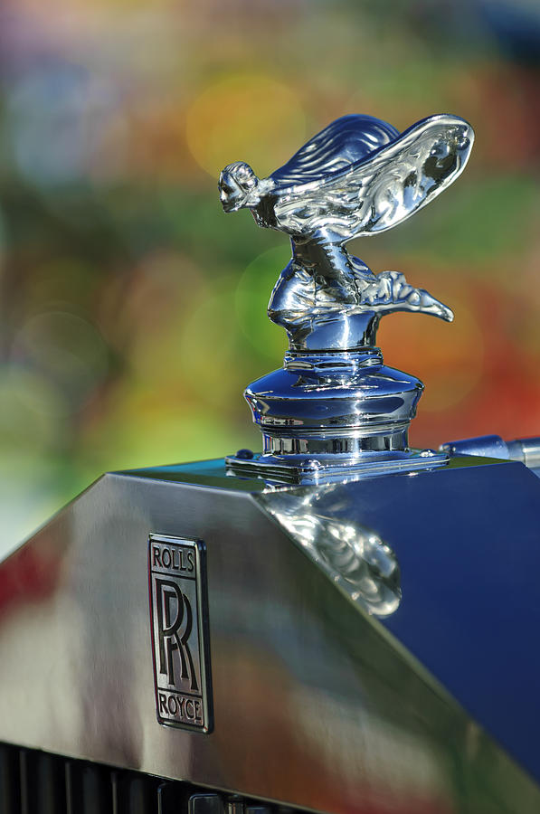 1948 Rolls-Royce Hood Ornament Photograph by Jill Reger